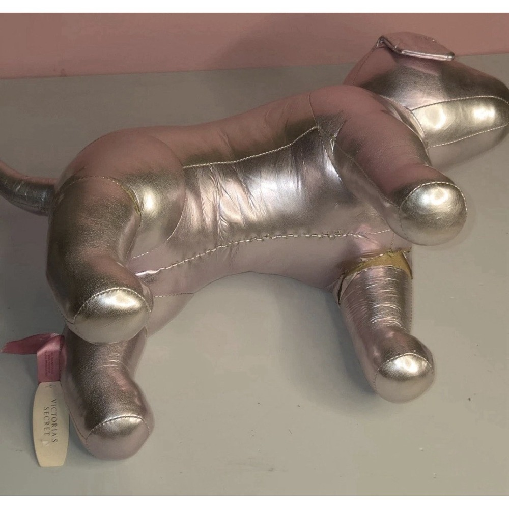 Vintage Victoria's Secret PINK Medium Princess Display Dog Metallic Crown - Picture 6 of 8